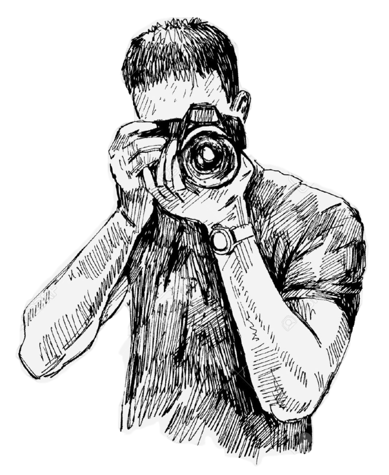 Founder and lead photographer of Vidhya Photography holding a camera in the Cuddalore studio